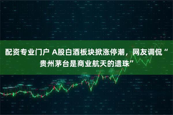 配资专业门户 A股白酒板块掀涨停潮,网友调侃“贵州茅台是商业航天的遗珠”