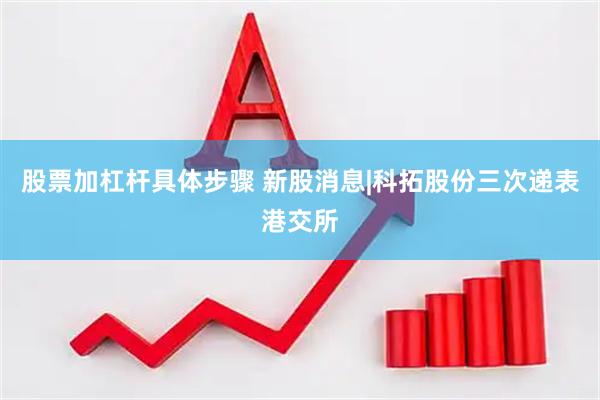 股票加杠杆具体步骤 新股消息|科拓股份三次递表港交所